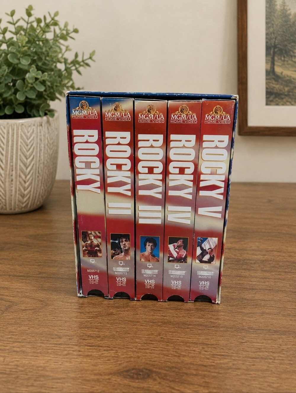 Rocky VHS box set boxing , rocky balboa , collectors edition 
